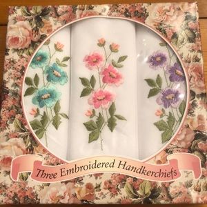 Box of 3 Cotton Handkerchiefs